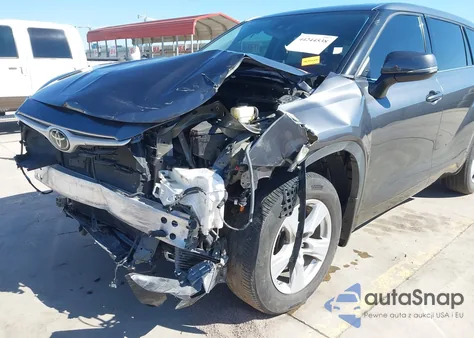 2022 Toyota Highlander L from USA, damaged, VIN 5TDCZRAH7NS560002
